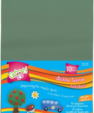 GROOVY ΦΥΛΛΑ ΤΣΟΧΑΣ 20x30cm 180gsm 10 ΤΕΜΑΧΙΑ ΠΡΑΣΙΝΟ