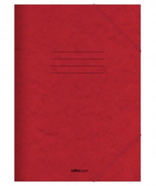 SALKO ΝΤΟΣΙΕ ΜΕ ΛΑΣΤΙΧΟ PRESPAN 25x35cm  KOKKINO