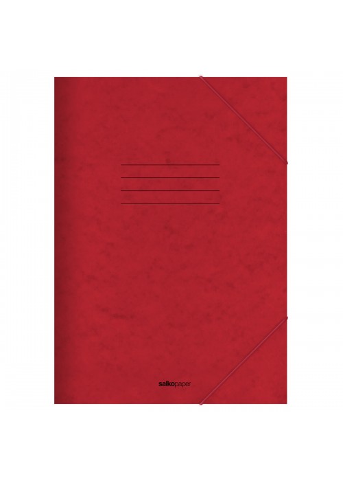 SALKO ΝΤΟΣΙΕ ΜΕ ΛΑΣΤΙΧΟ PRESPAN 25x35cm  KOKKINO