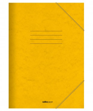 SALKO ΝΤΟΣΙΕ ΜΕ ΛΑΣΤΙΧΟ PRESPAN 25x35cm ΚΙΤΡΙΝΟ