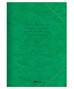 SALKO ΝΤΟΣΙΕ ΜΕ ΛΑΣΤΙΧΟ PRESPAN 25x35cm ΠΡΑΣΙΝΟ