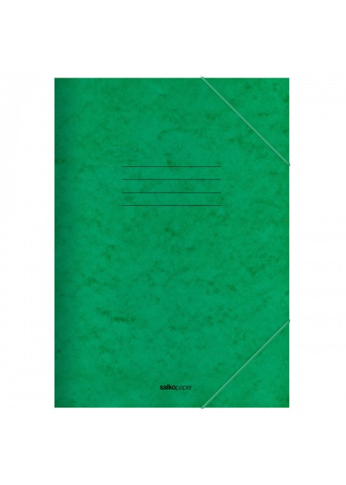 SALKO ΝΤΟΣΙΕ ΜΕ ΛΑΣΤΙΧΟ PRESPAN 25x35cm ΠΡΑΣΙΝΟ