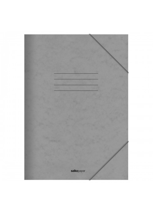 SALKO ΝΤΟΣΙΕ ΜΕ ΛΑΣΤΙΧΟ PRESPAN 25x35cm ΓΚΡΙ