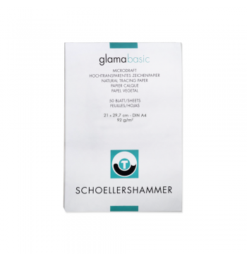 SCHOELLER ΜΠΛΟΚ ΡΙΖΟΧΑΡΤΟ Α4 92gr 50Φ. GLAMA BASIC