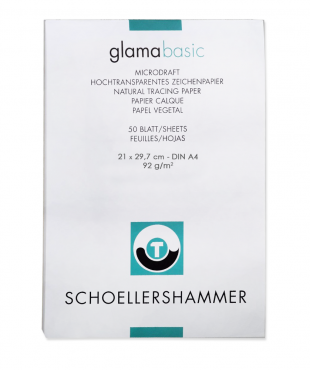 SCHOELLER ΜΠΛΟΚ ΔΙΑΦΑΝΕΣ Α3 92gr 50Φ. GLAMA BASIC