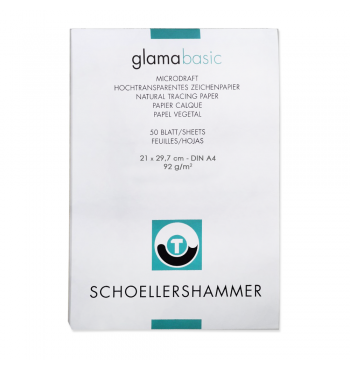 SCHOELLER ΜΠΛΟΚ ΔΙΑΦΑΝΕΣ Α3 92gr 50Φ. GLAMA BASIC